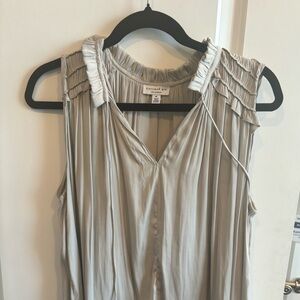 CURRENT AIR Gray Sleeveless Top